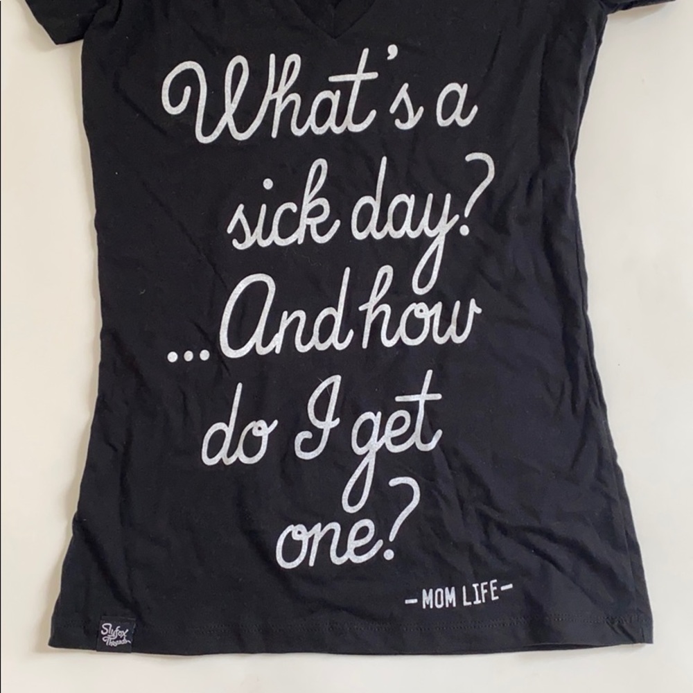 Mom life black tshirt funny size s